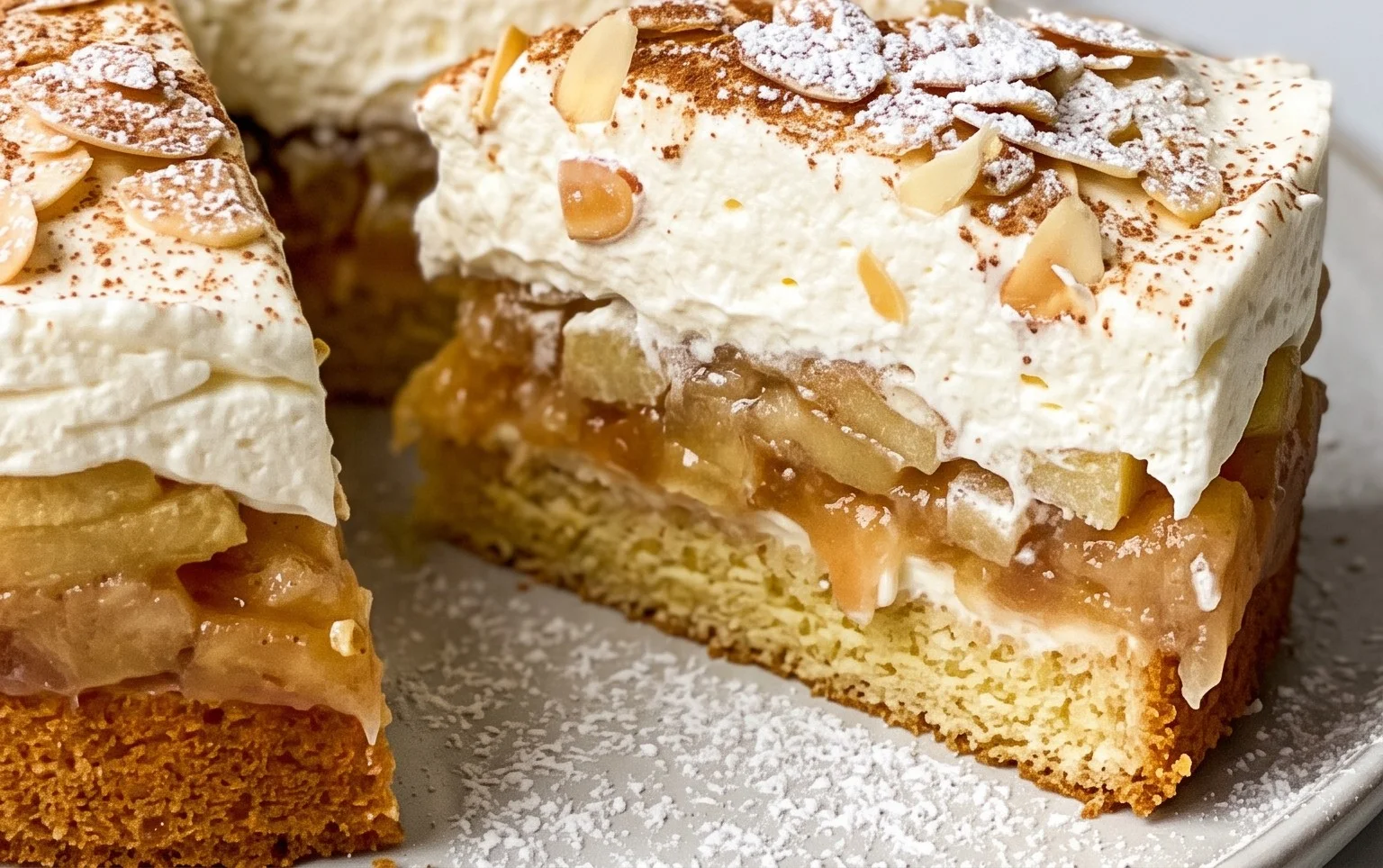 Apfel-Sahne-Torte