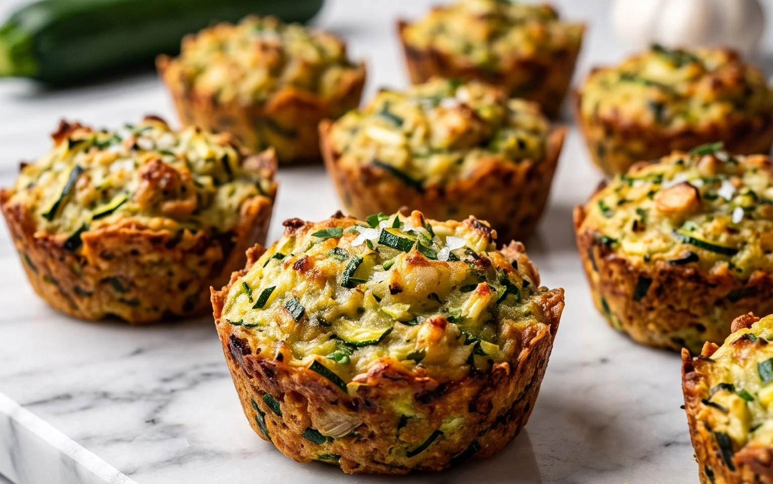 Knusprige Zucchini Garlic Bites: Einfacher Appetizer & Snack